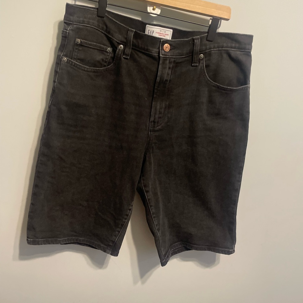 GAP Black Jean Shorts Classic Denim Style